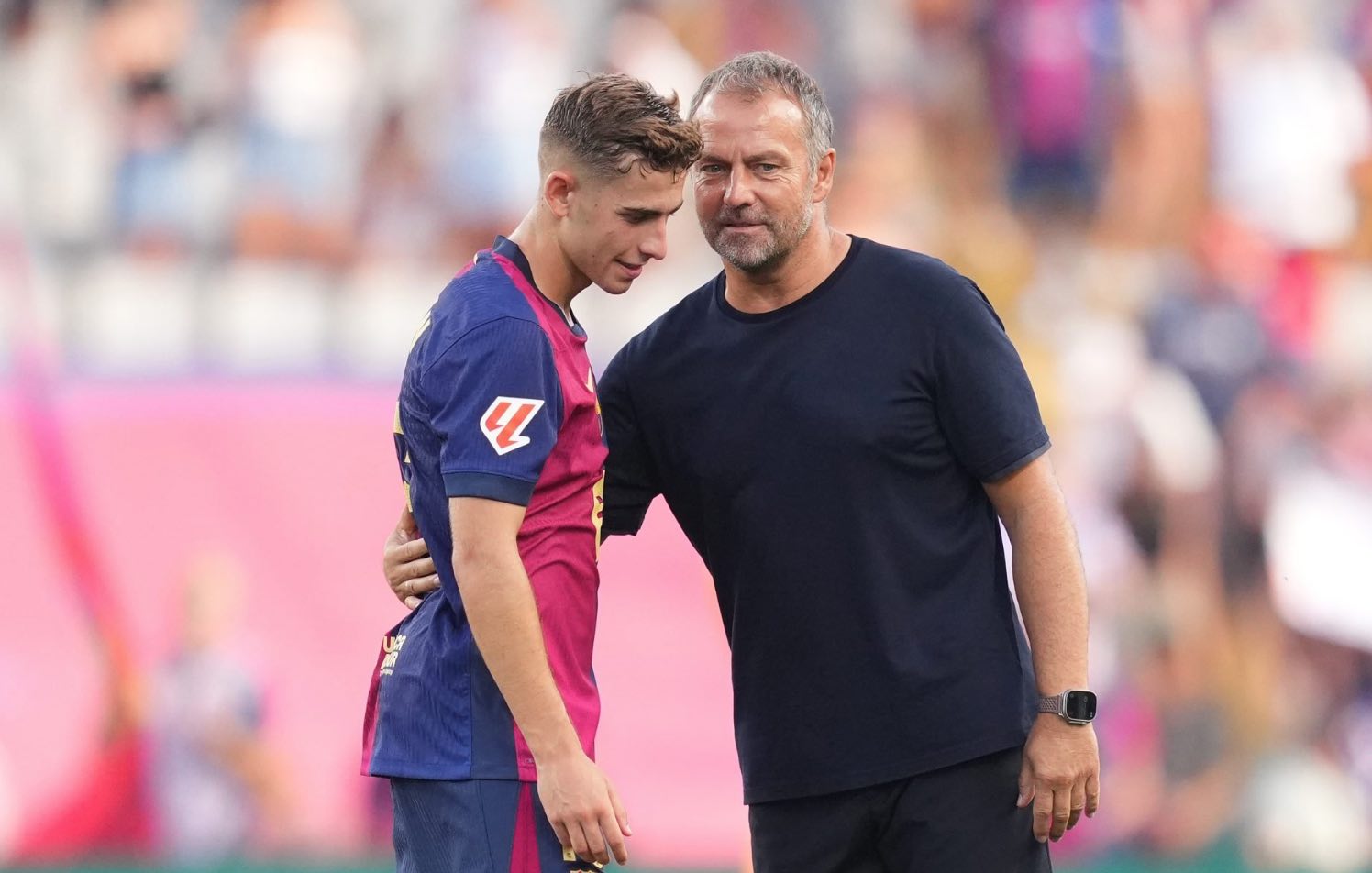 Serrano Ponce lidera la goleada del Barcelona con dos goles