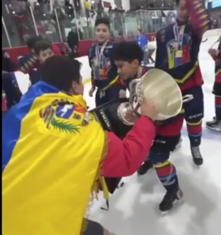 El equipo U12 de Venezuela coronado campeon en la NHL Amerigol Latam Cup